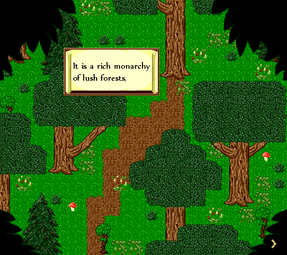 It is a rich monarchy of lush forests