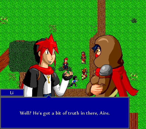 Well? He's got a bit of truth in there, Aire.