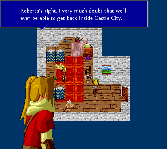 Roberta's right. I very much doubt that we'll ever be able to get back inside Castle City.