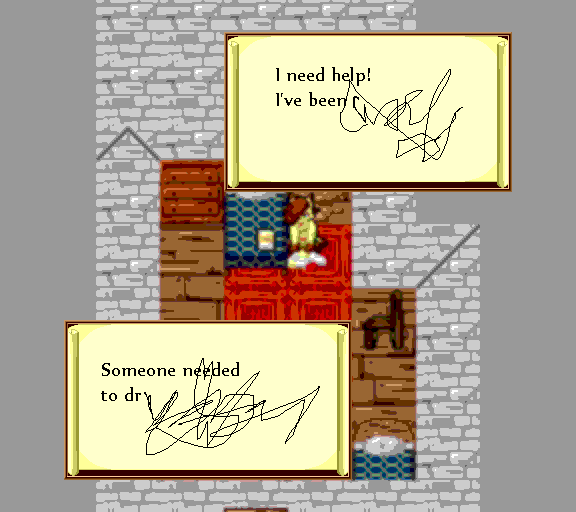 I need help! I've been scribble. Someone needed to scribble