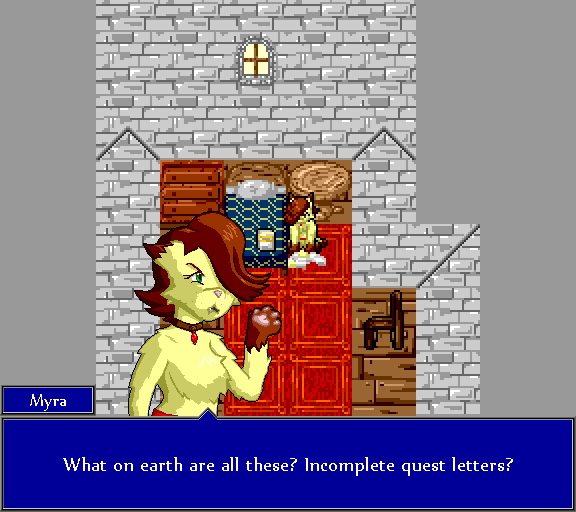 What on earth are all these? Incomplete quest letters?