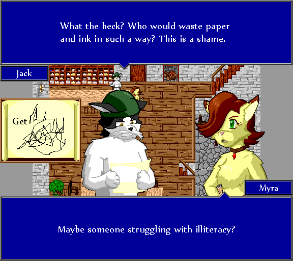 What the heck? Who would waste paper and ink in such a way? This is a shame. Maybe someone struggling with illiteracy?