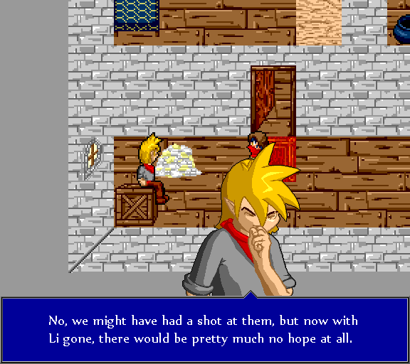 No, we might have had a shot at them, but now with Li gone, there would be pretty much no hope at all.