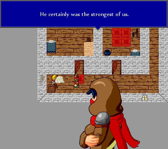 He certainly was the strongest of us.