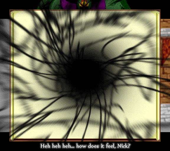 Heh heh heh... how does it feel, Nick?