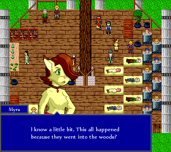 I know a little bit. This all happened because they went into the woods?