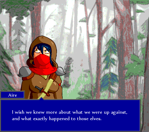 I wish we knew more about what we were up against, and what exactly happened to those elves.