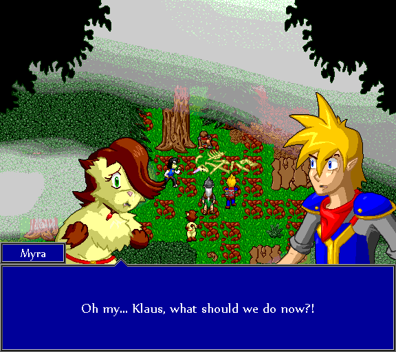 Oh my... Klaus, what should we do now?!