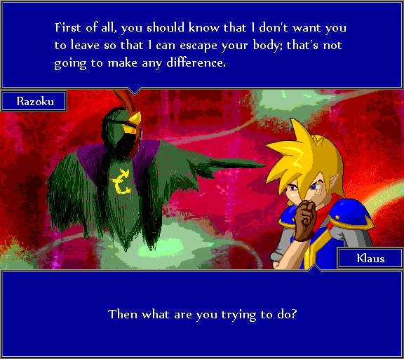First of all, you should know that I don't want you to leave so that I can escape your body; that's not going to make any difference. Then what are you trying to do?