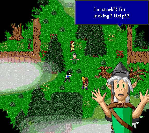 I'm stuck?! I'm sinking! Help!