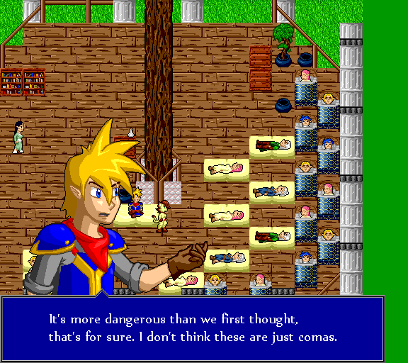 It's more dangerous than we first thought, that's for sure. I don't think these are just comas.