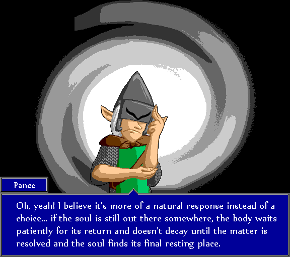 Oh, yeah! I believe it's more of a natural response instead of a choice... if the soul is still out there somewhere, the body waits patiently for its return and doesn't decay until the matter is resolved and the soul finds its final resting place.