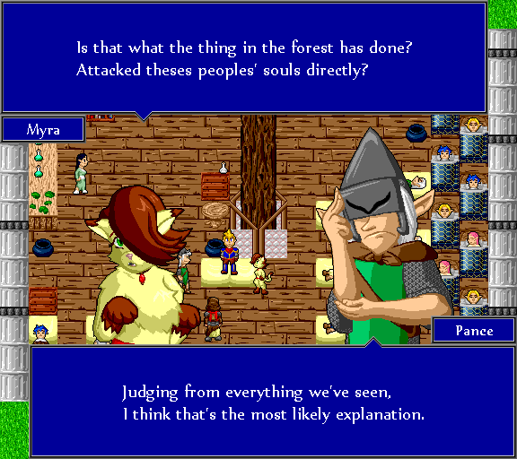 Is that what the thing in the forest has done? Attacked these peoples' souls directly? Judging from everything we've seen, I think that's the most likely explanation.