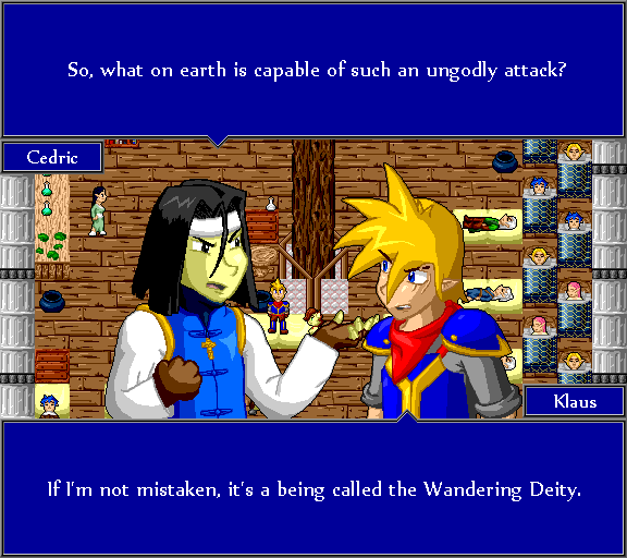 So, what on earth is capable of such an ungodly attack? If I'm not mistaken, it's a being called the Wandering Deity.