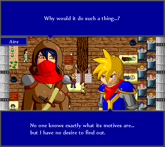 Why would it do such a thing...? No one knows exactly what its motives are... but I have no desire to find out.