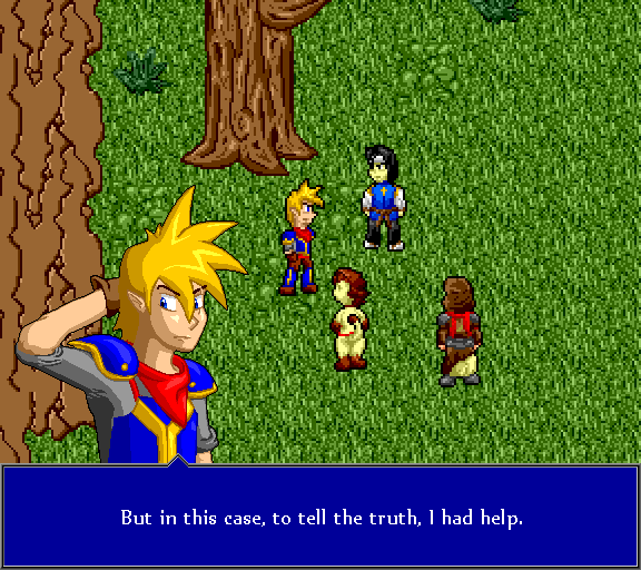 But in this case, to tell the truth, I had help.