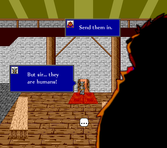 Send them in. But sir... they are humans!