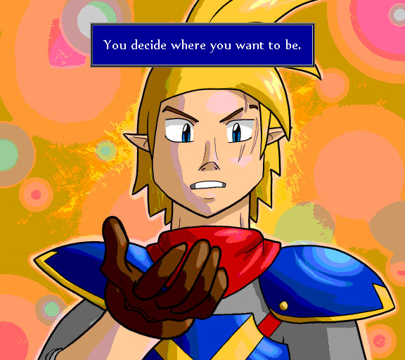 You decide where you want to be.