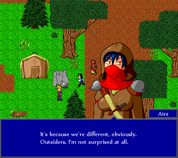 It's because we're different, obviously. Outsiders. I'm not surprised at all.