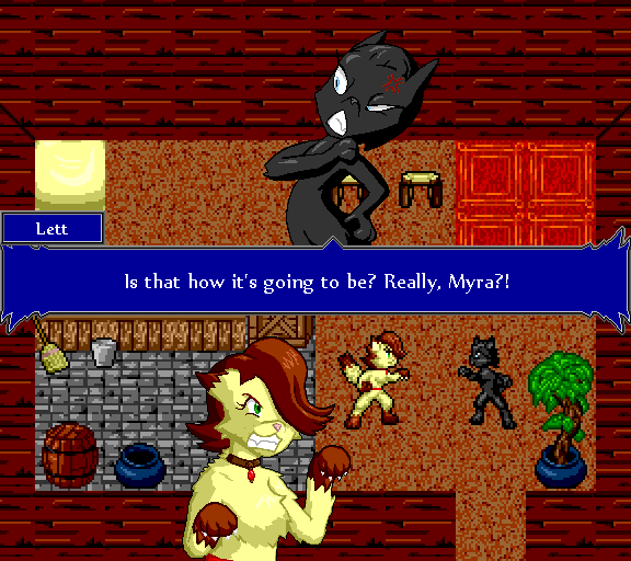 Is that how it's going to be? Really, Myra?!