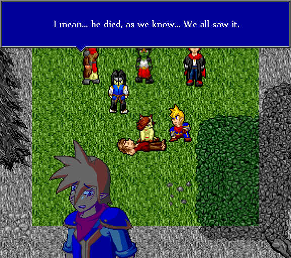 I mean... he died, as we know... We all saw it.