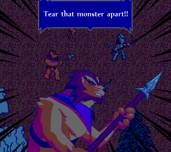 Tear that monster apart!!