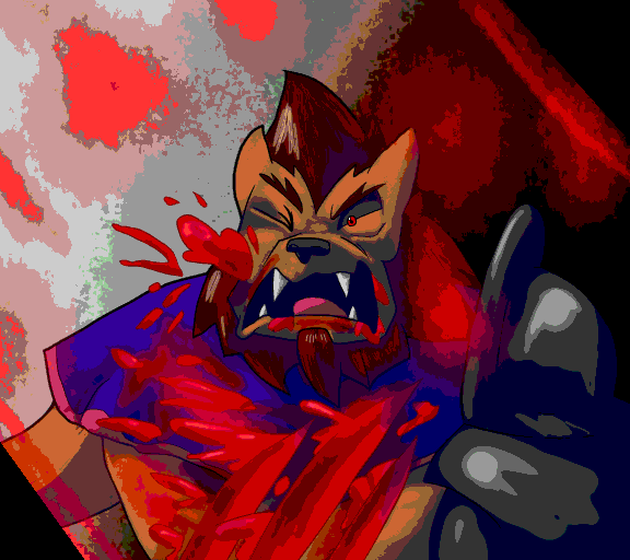 blood all over