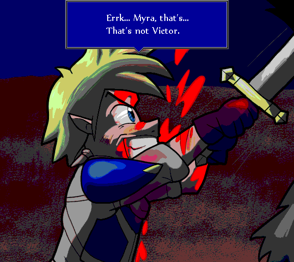 Errk... Myra, that's... That's not Victor.