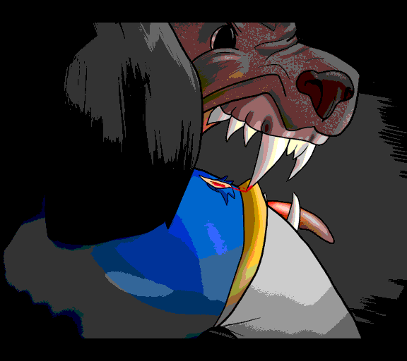 nicked by a tooth
