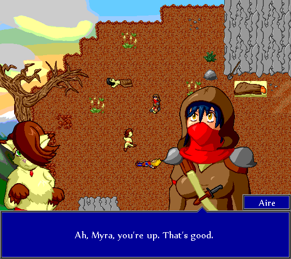 Ah, Myra, you're up. That's good.