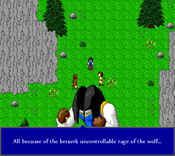 All because of the berserk uncontrollable rage of the wolf...